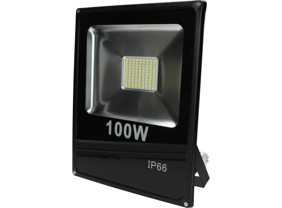 LED výkonný reflektor 100W plochý