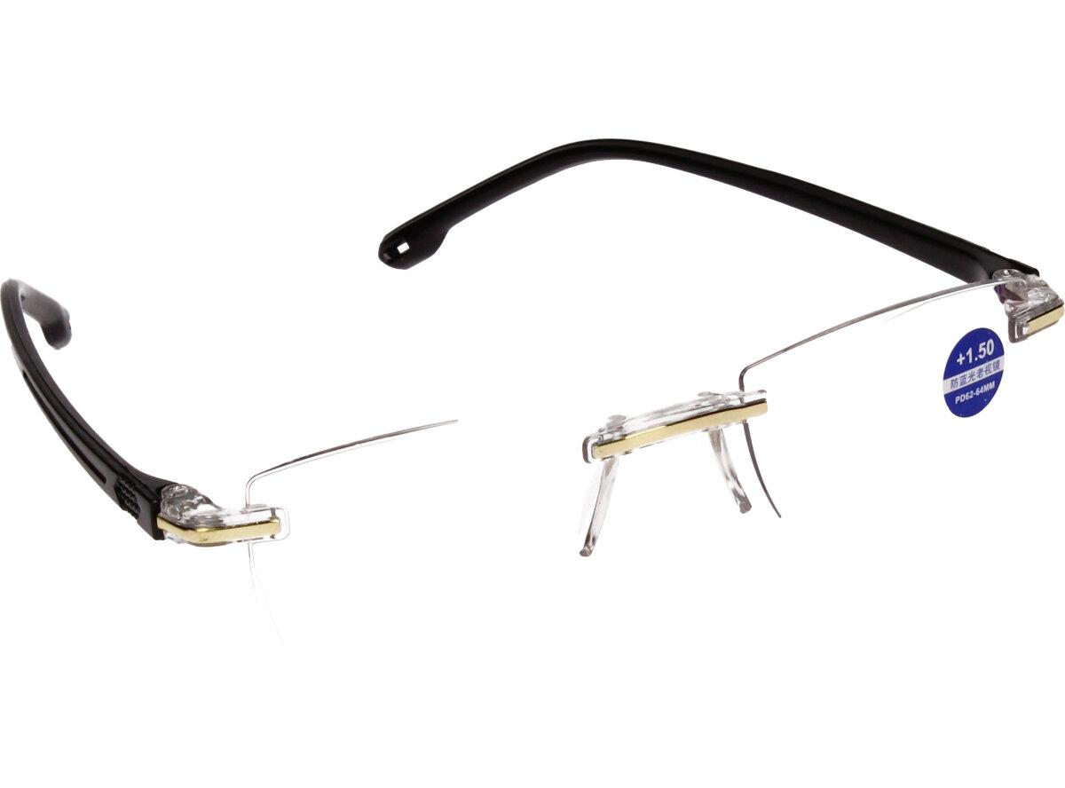 Dioptrické brýle s antireflexní vrstvou Zlaté +1,50