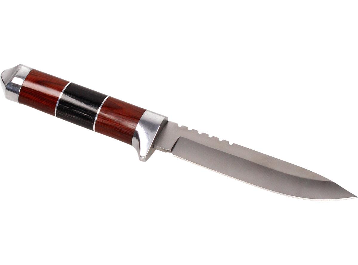 Lovecký nůž s pilkou s pouzdrem 28cm