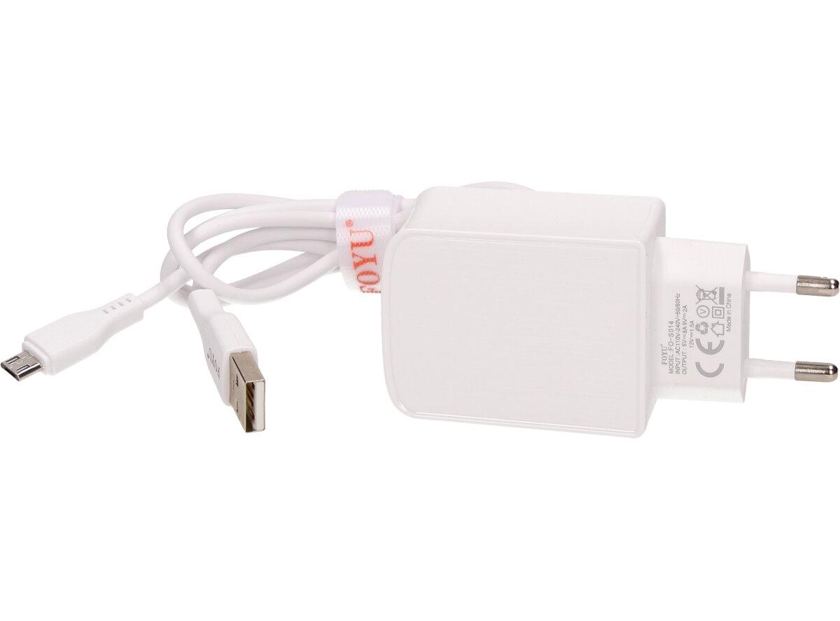 Rychlonabíječka Power Quick Charge FO-SO14M Micro USB 1M