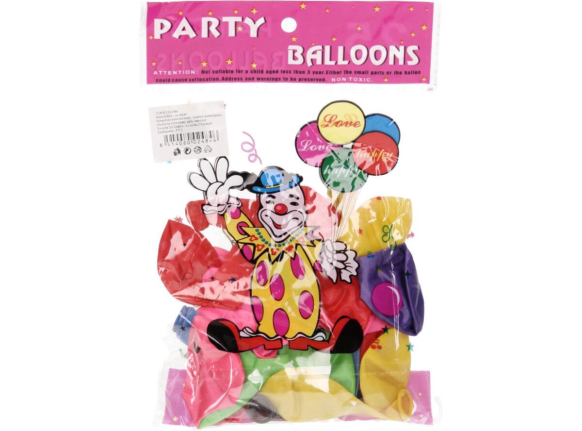 Balónky Party 25ks latexové pastelové mix barev