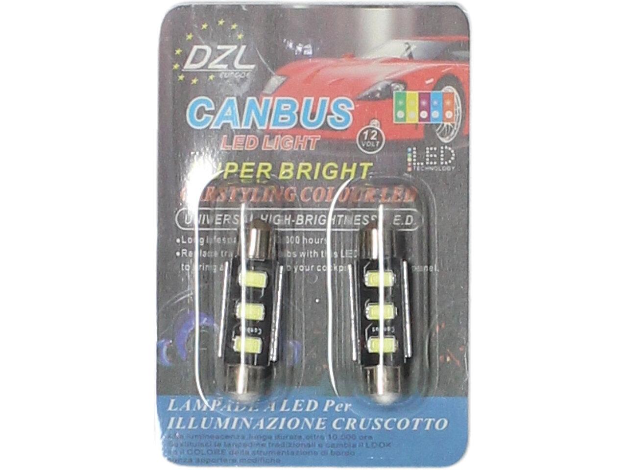 LED autožárovka CAN BUS C5W sada 2 kusy