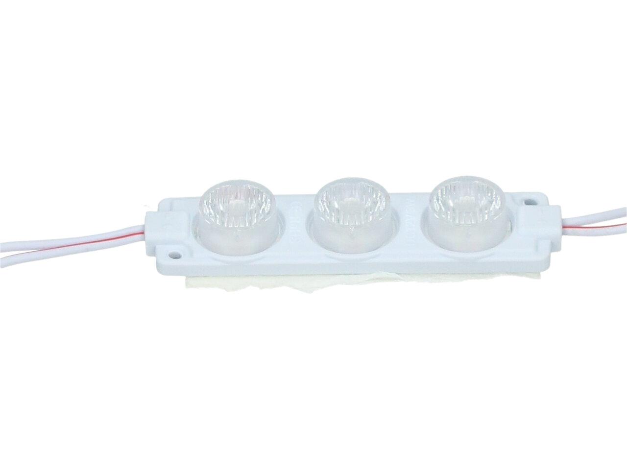 Nalepovací silná tříbodová LED dioda bílá HT-9274