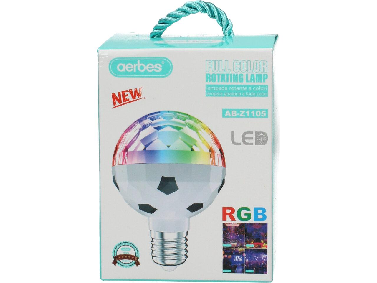 RGB Disco Žárovka Aerbes AB-Z1105