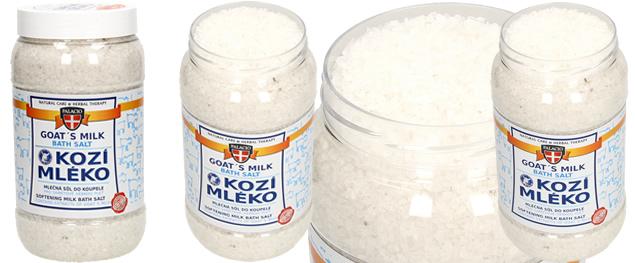 Koupelová sůl PALACIO kozí mléko 1200 g