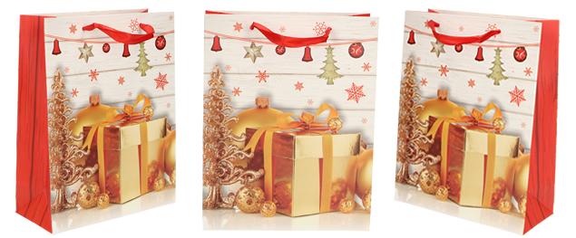 Dárková vánoční taška dárek 23x18 cm