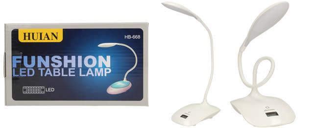 Flexibilní LED stolní lampa HB-668