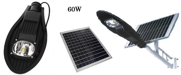 LED soukromá lampa na solární pohon s konstrukcí 60W