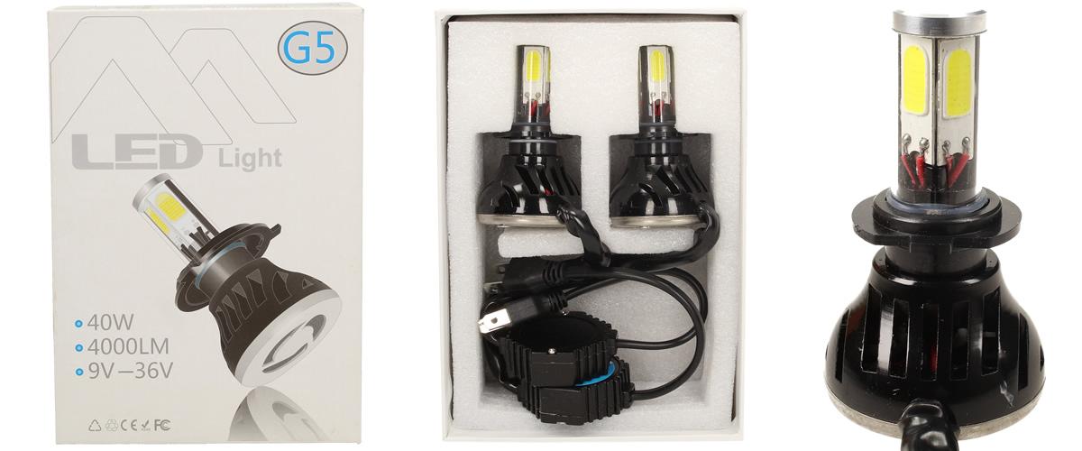 LED autožárovky G5 H7 9-36V 40W