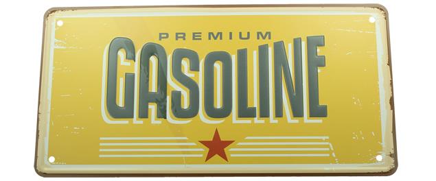 Cedule značka USA 30x15,5 cm GAS STATION