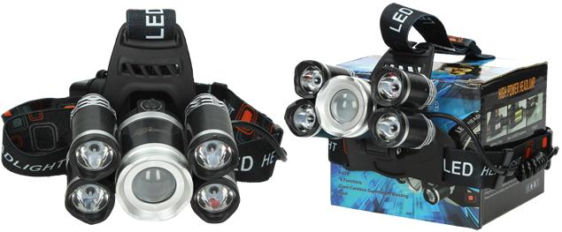 Výkonná nabíjecí LED čelovka MX-A8-T6