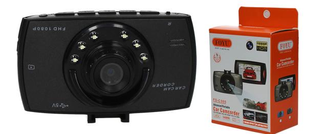 Kamera ve zpětném zrcátku FOYU FO-Q004 se Zadní kamerou 2v1 Full HD